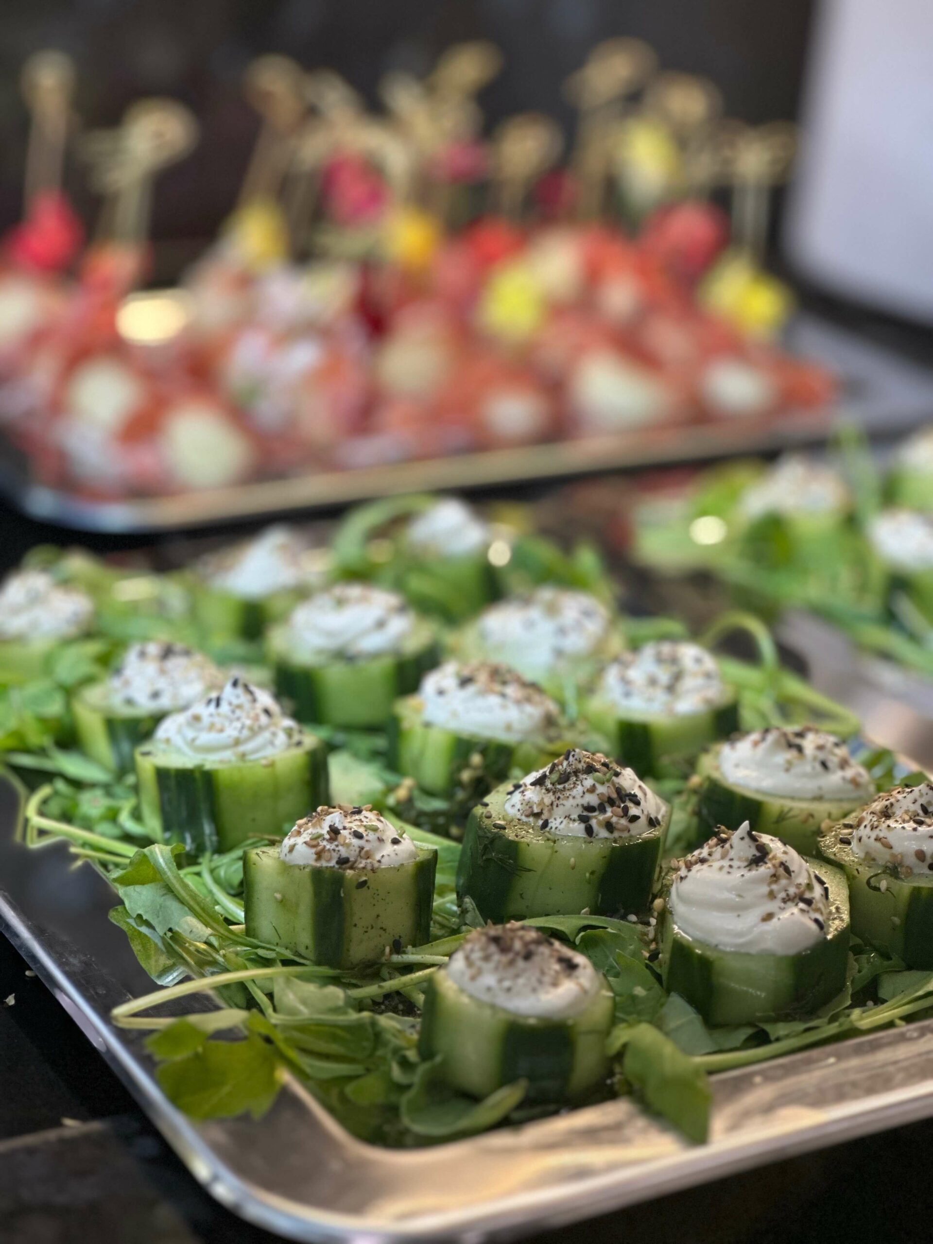 Canapés at the Palma boat show